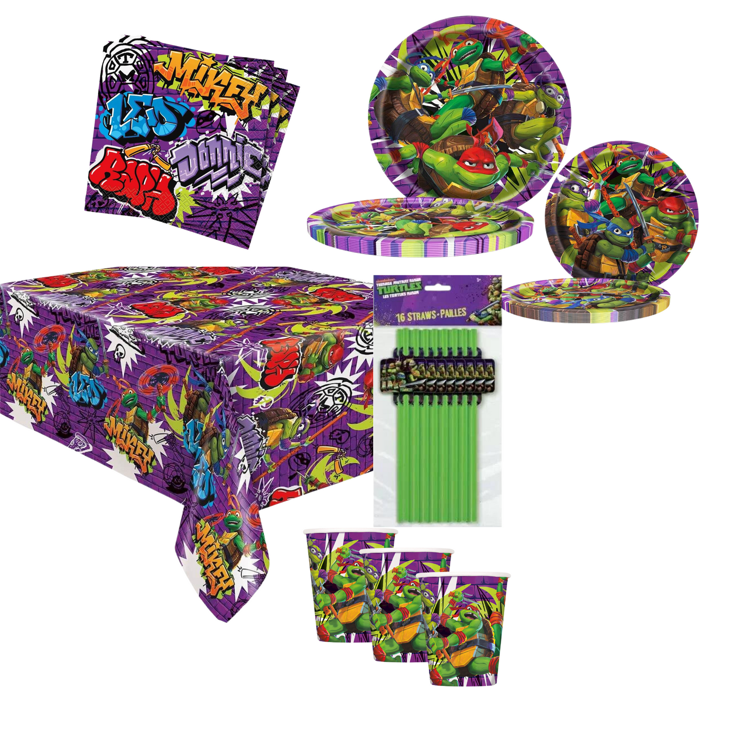 TMNT MUTANT MAYHEM LUNCHEON NAPKINS (16 PK)