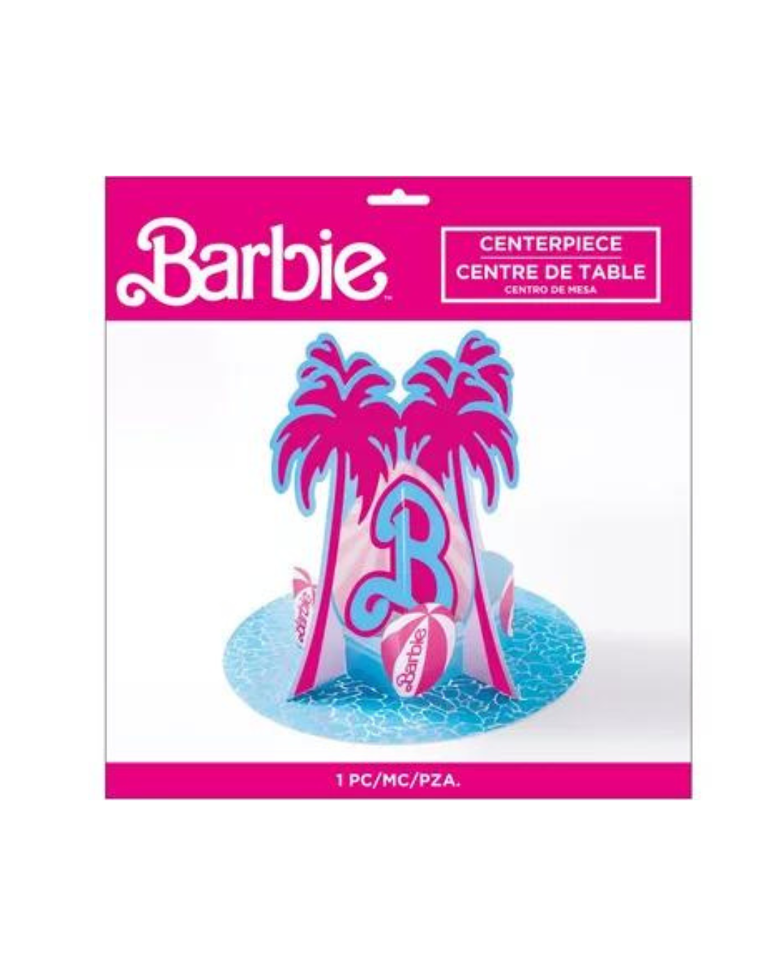 Malibu Barbie Pop-Up Cardstock Centerpiece