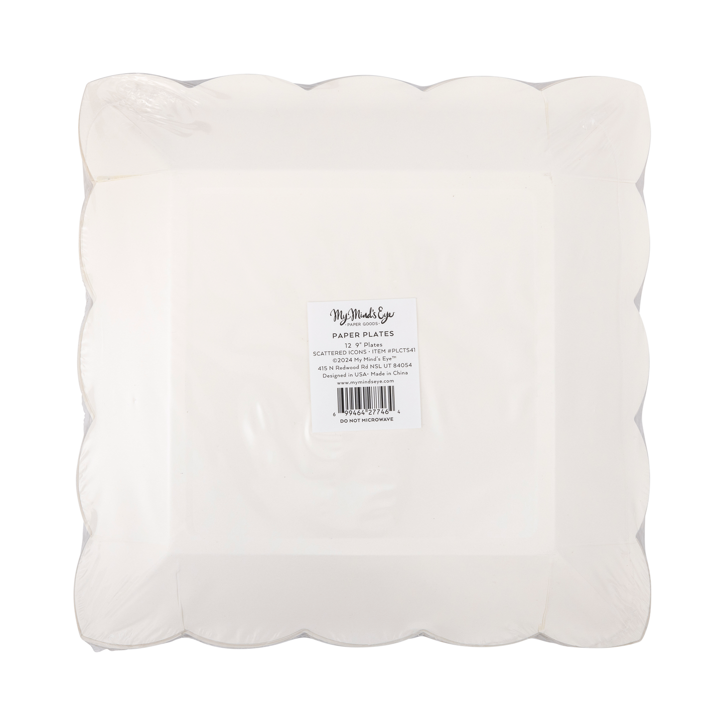 Cowboy Scattered Icons Plates