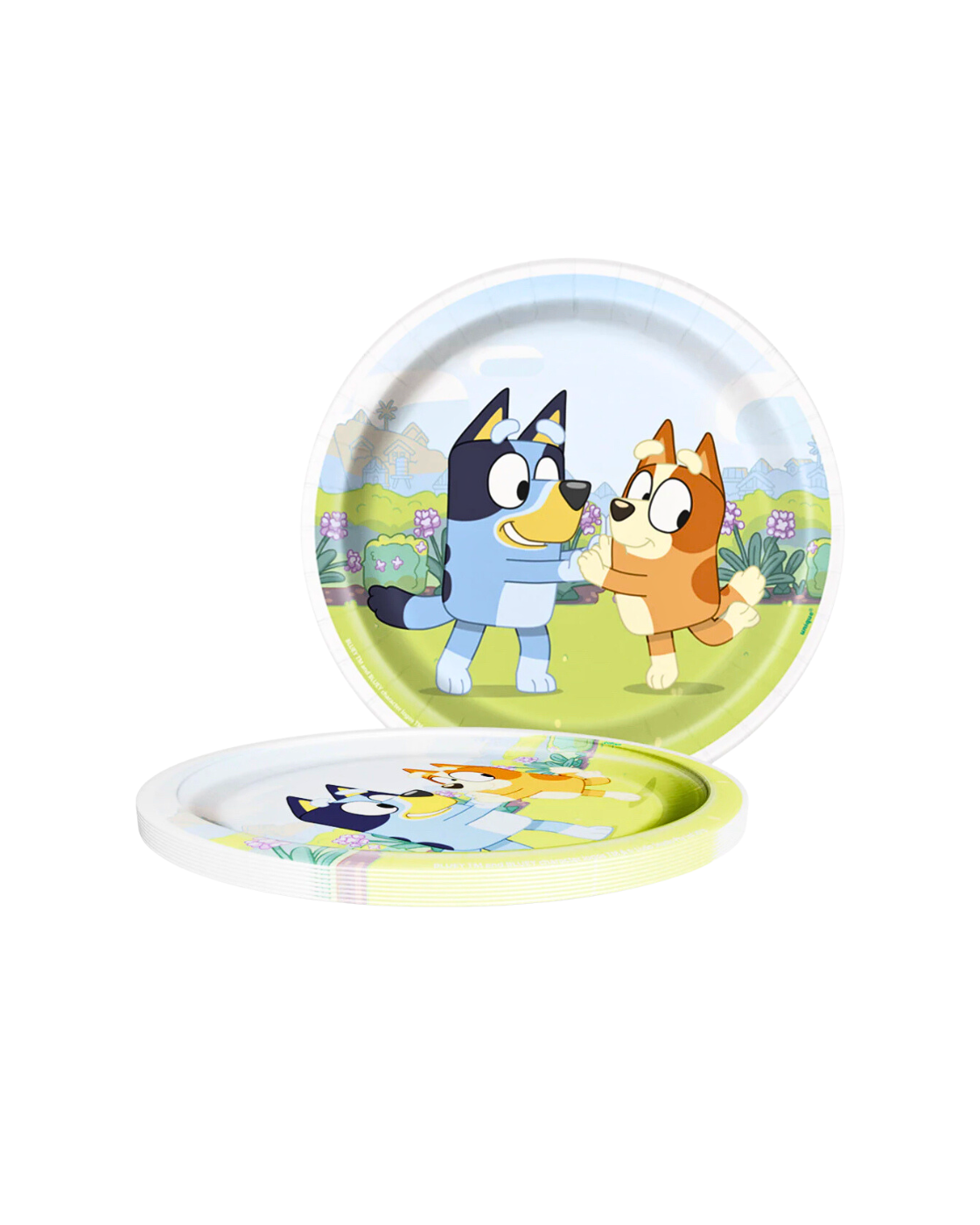 BLUEY ROUND 7" DESSERT PLATES (8 PK)
