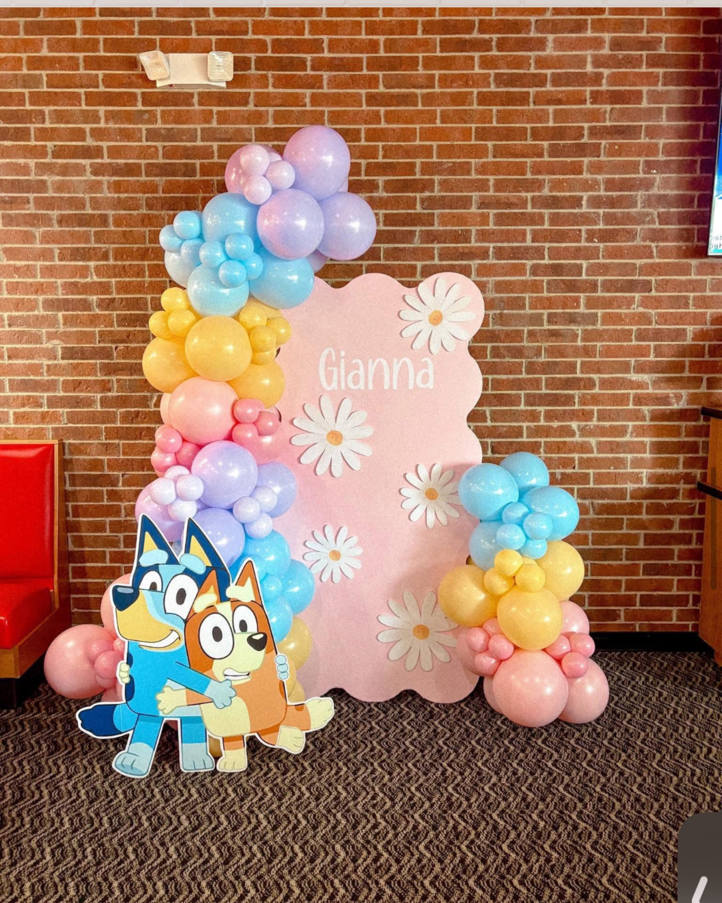 Bluey & Bingo Character Cutout Prop | Bluey Party Decor | Birthday Photo Booth Prop (2ft–4ft) (Copy)