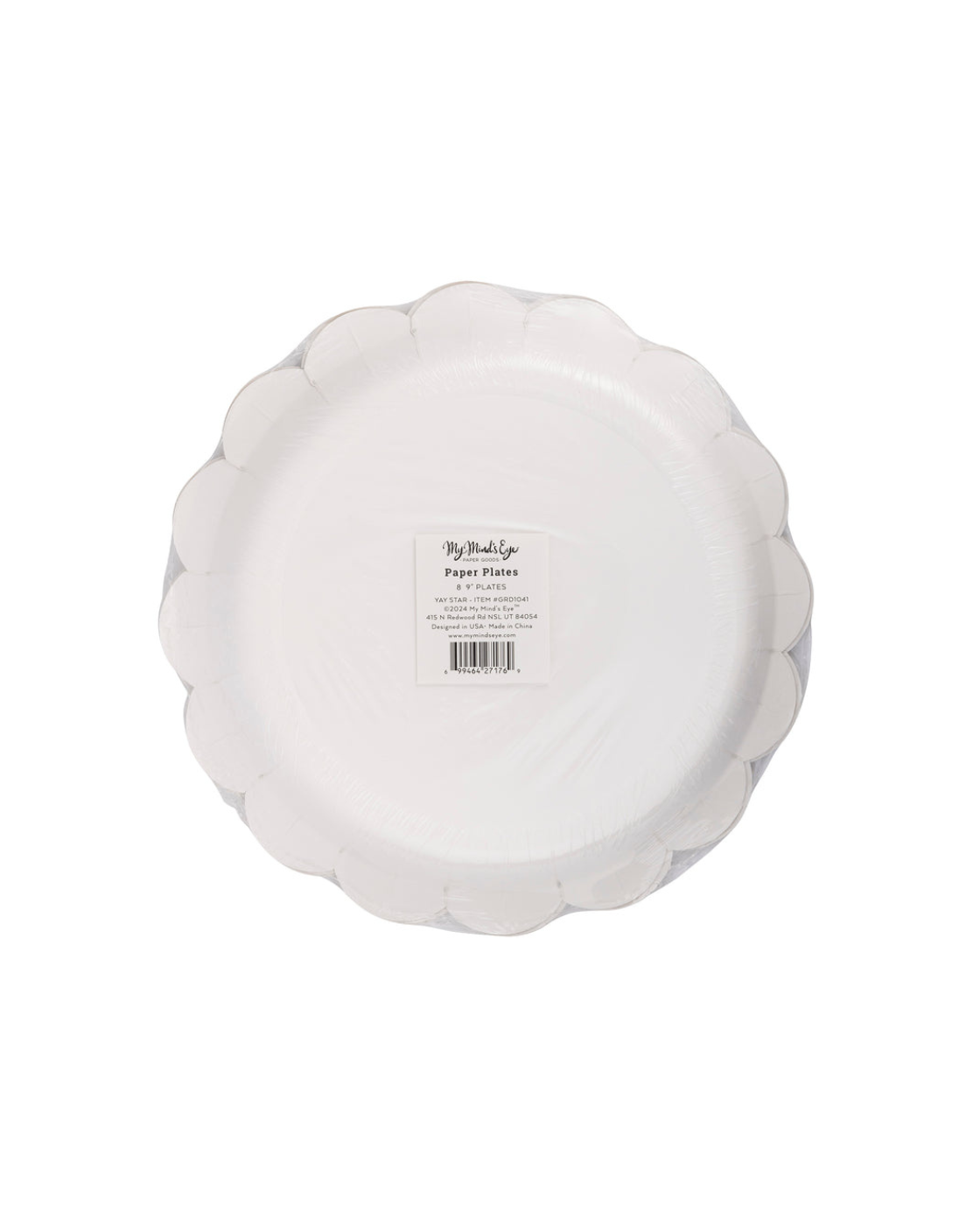 YAY STAR PAPER PLATE