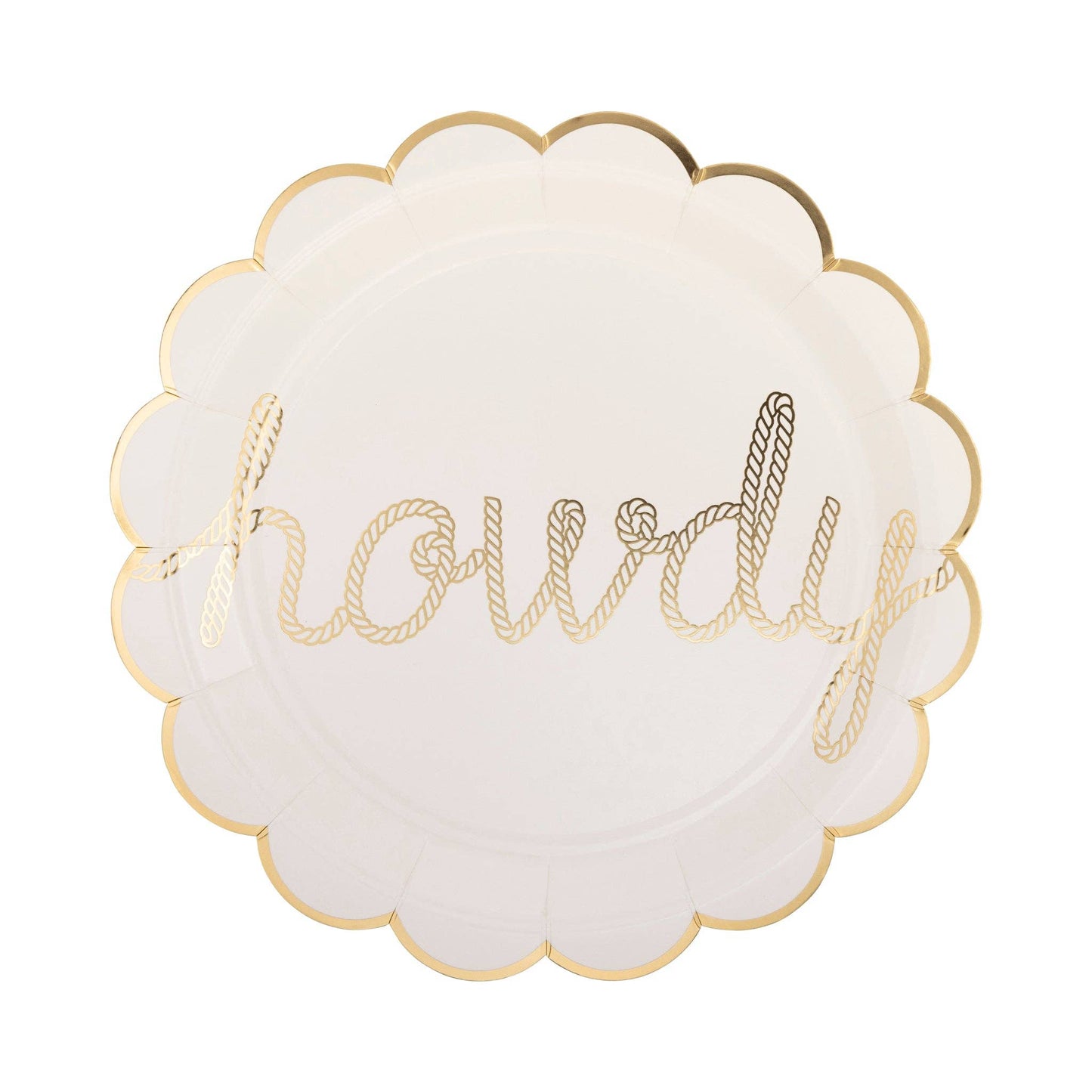 Howdy Paper Plates