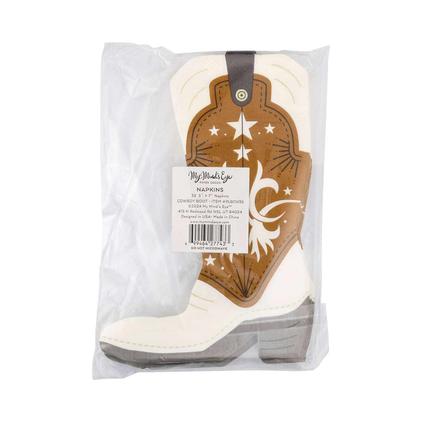 Cowboy Boot Shaped Guest Napkins