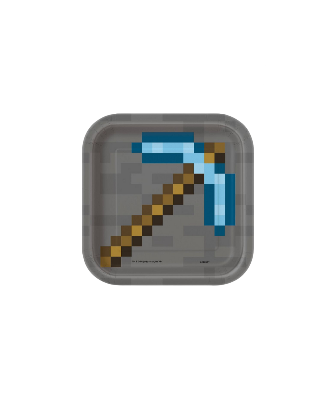 MINECRAFT SQUARE DESSERT PLATES