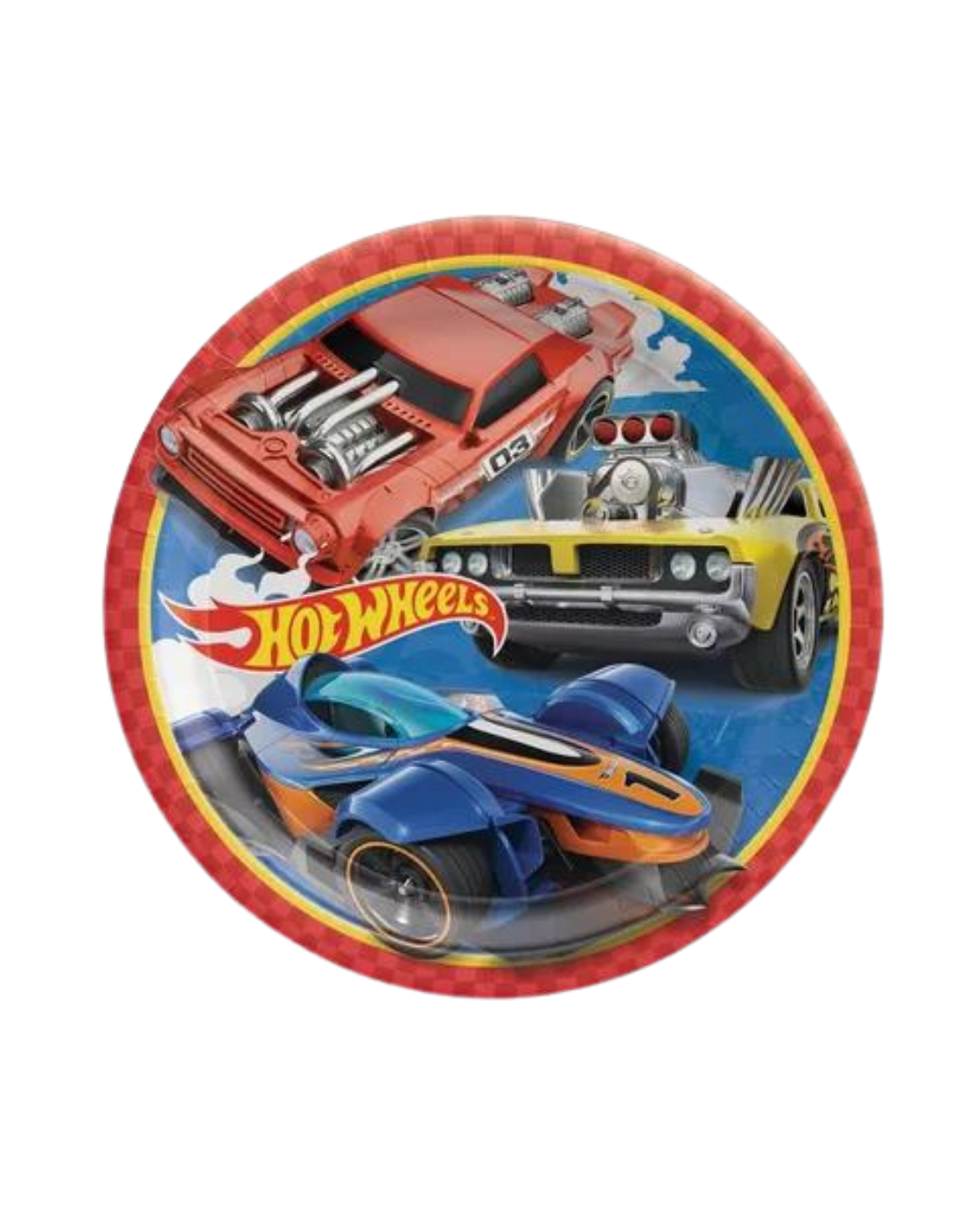Hot Wheels Paper 9" Plates