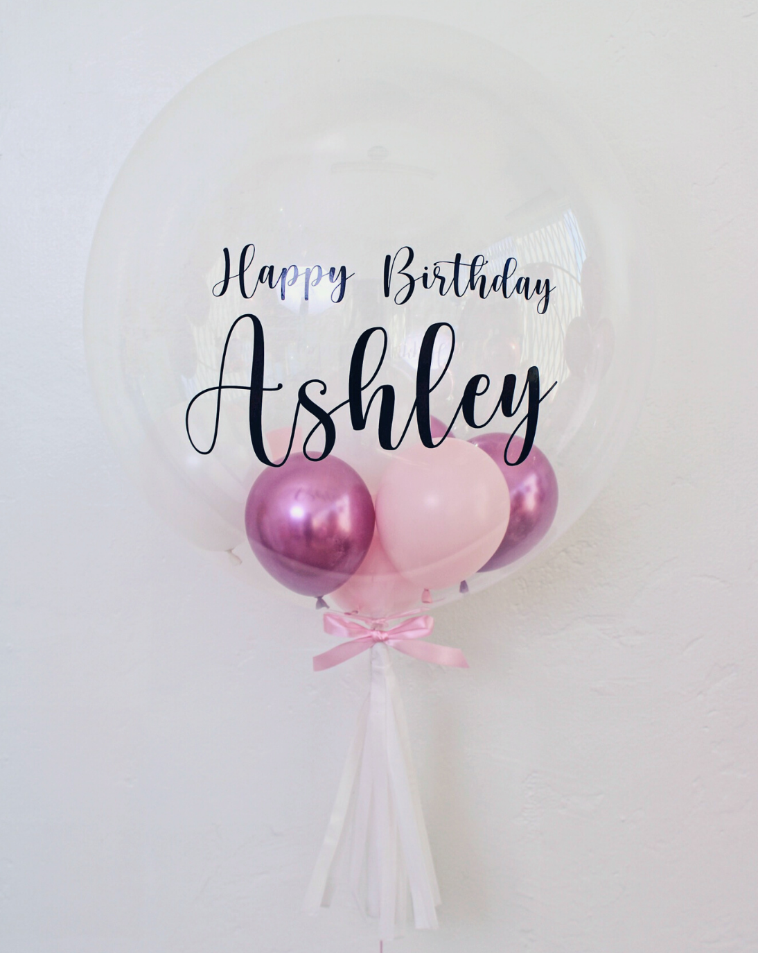 Mauve Bubble Balloon Set