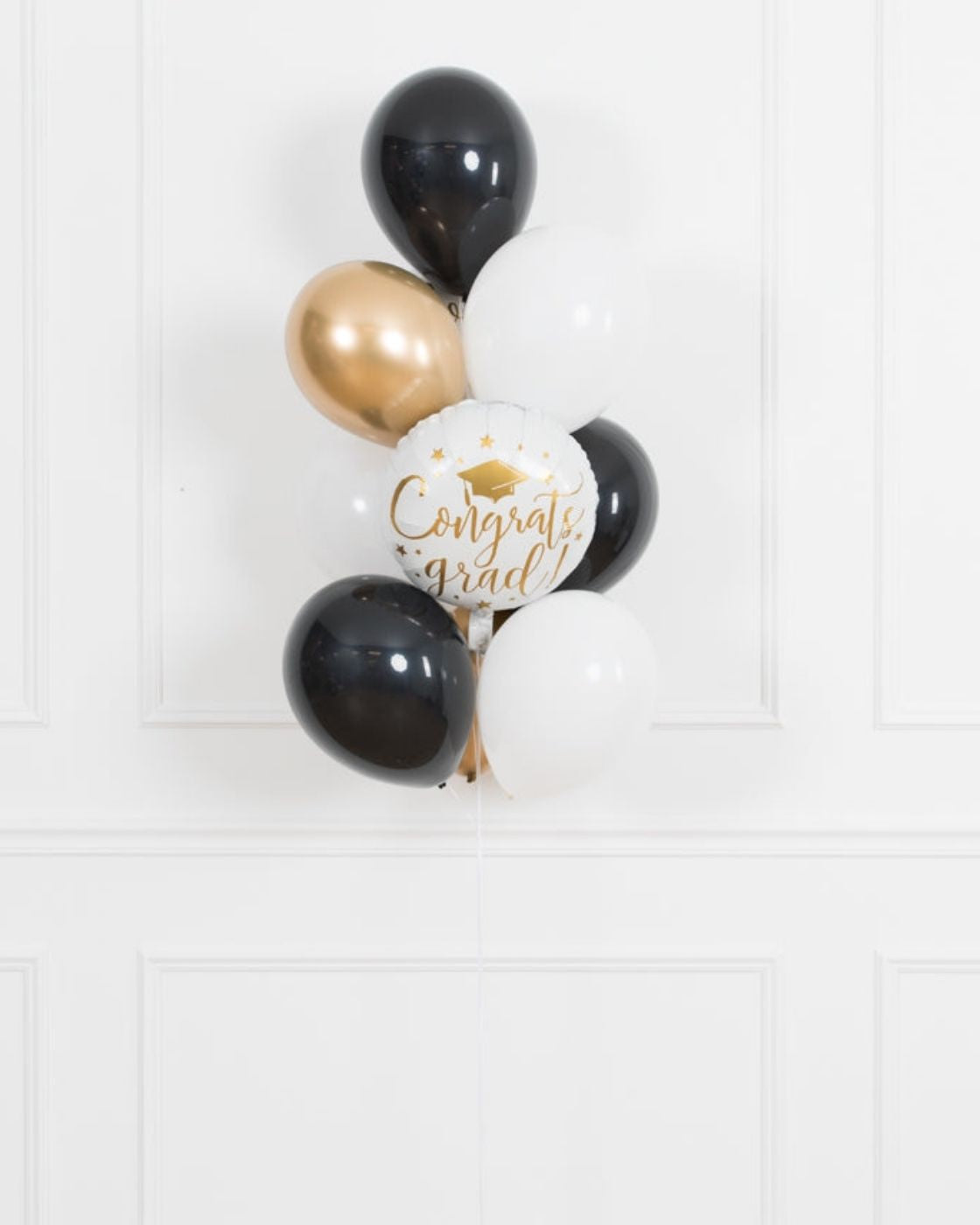 'Congrats Grad' Gold White and Black Bundles