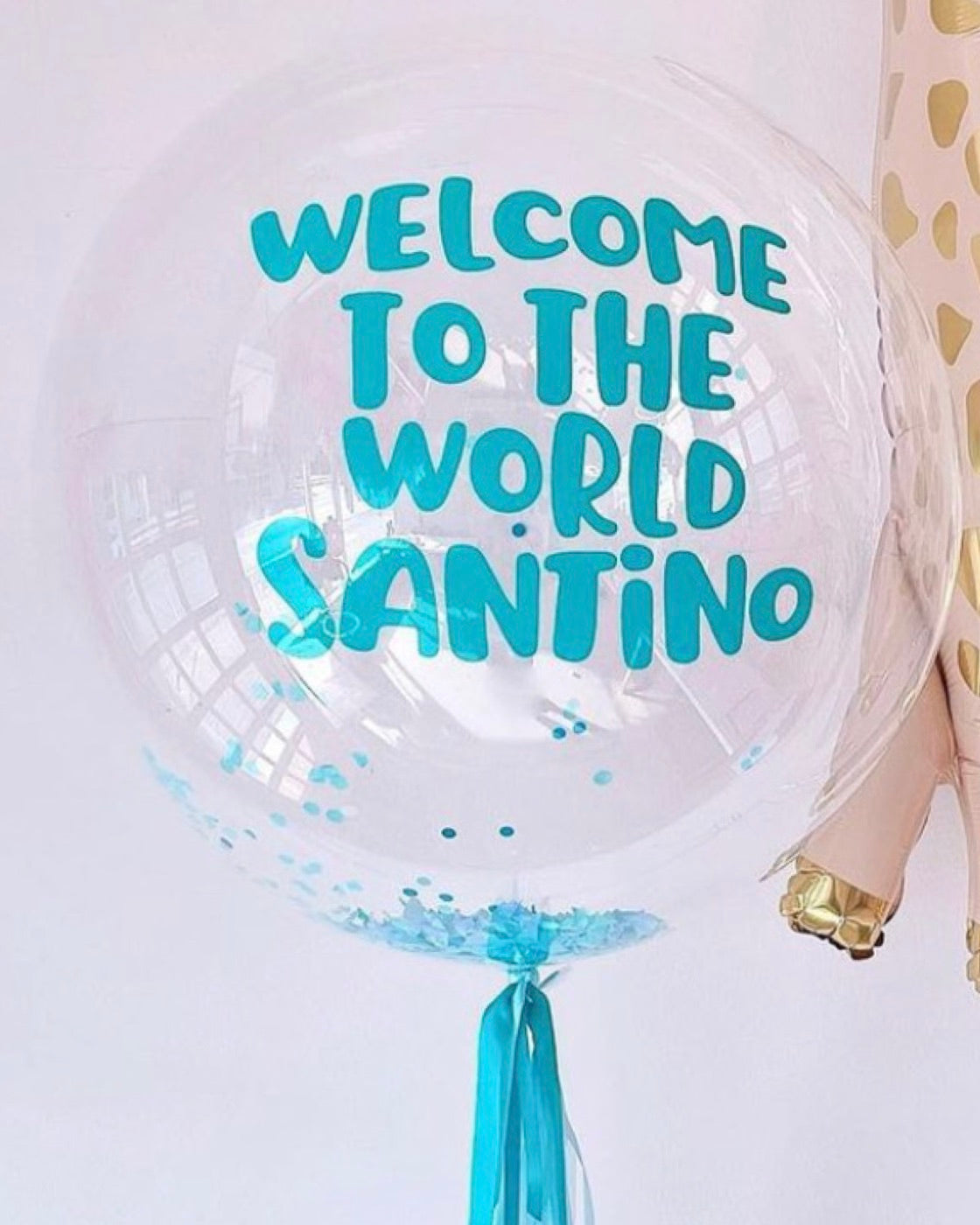 Confetti Bubble Balloon