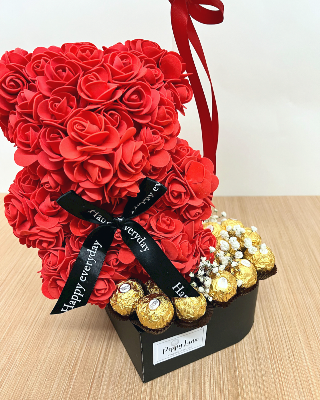 Rose Bear Chocolate Box