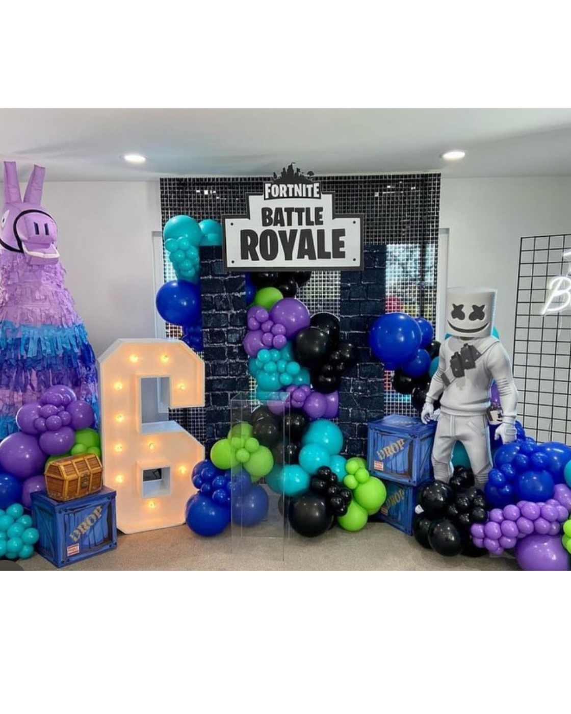 Fortnite Balloon Arch Kit – DIY Birthday Party Garland