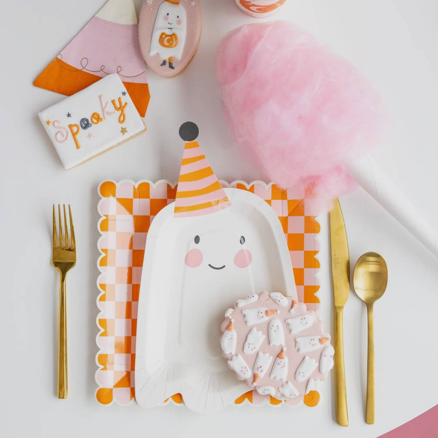CANDY CORN COCKTAIL NAPKIN