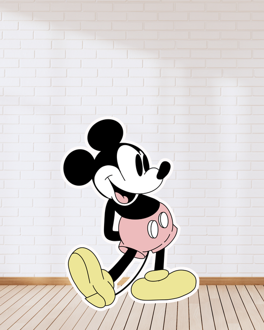 Vintage Mickey Coroplast Cutout | Party Prop & Event Decor | Multiple Sizes