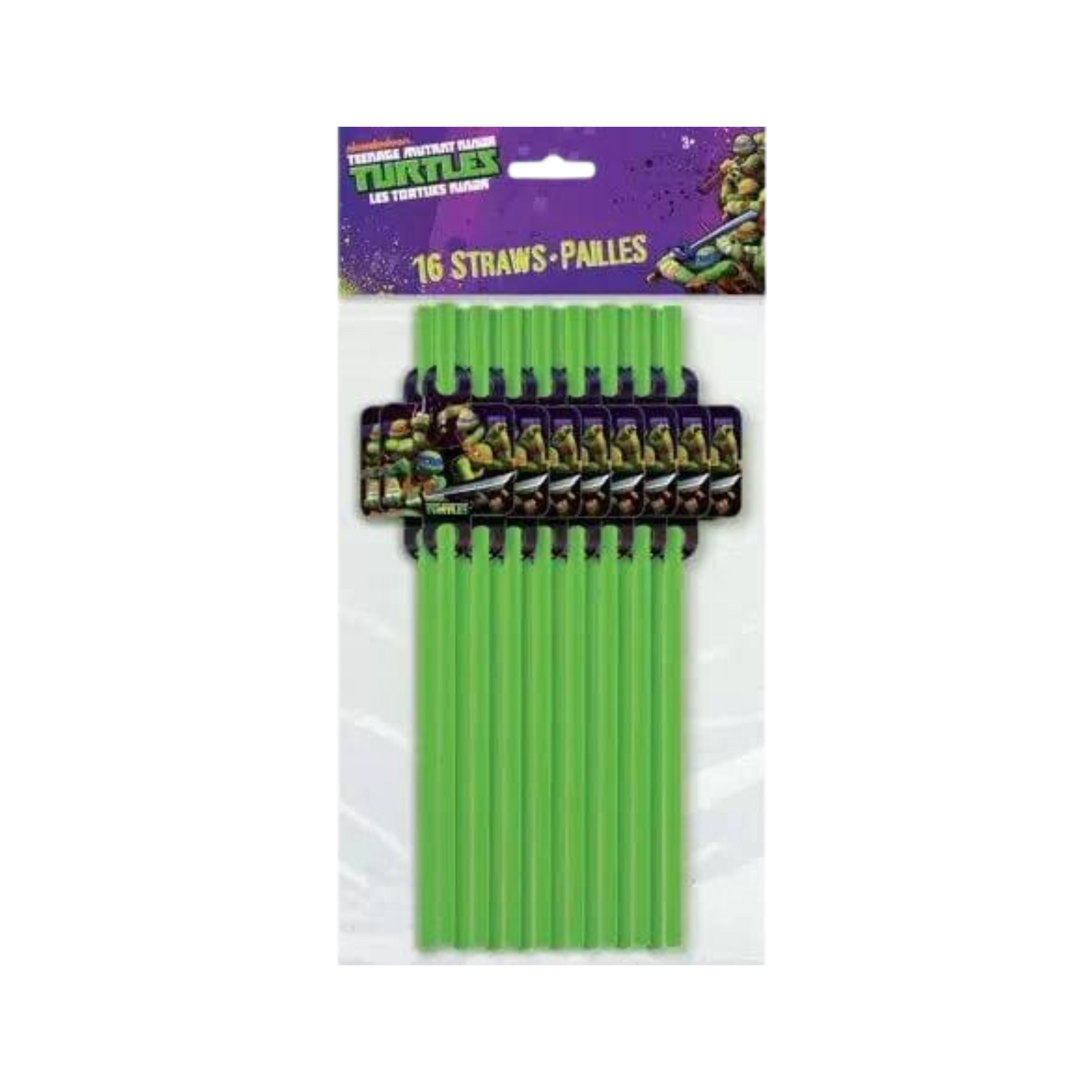 Teenage Mutant Ninja Turtles Favor Straws (16 count)