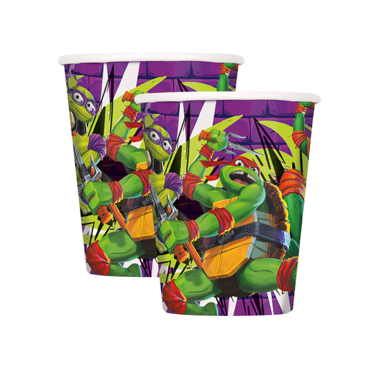 Teenage Mutant Ninja Turtles Mutant Mayhem Disposable Paper Cups - 9 oz