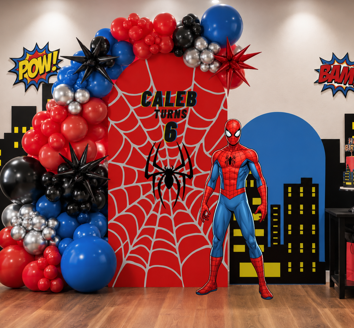 Spiderman Balloon Garland Kit