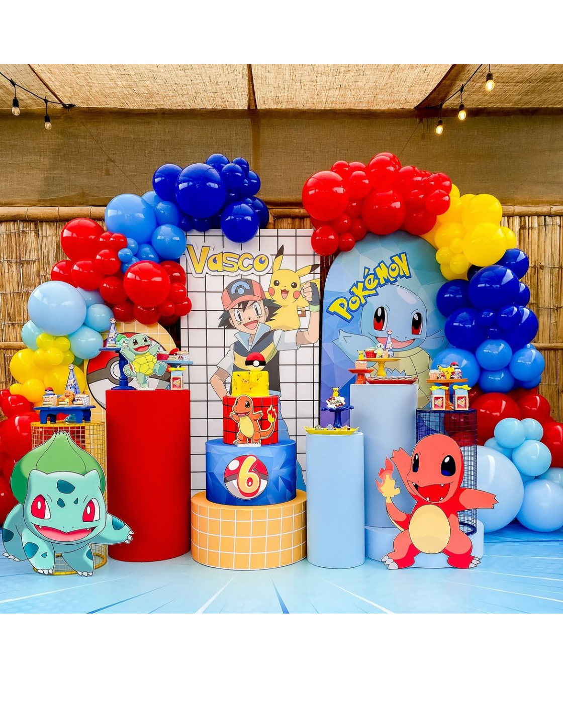Pokemon Balloon Arch Kit Birthday Party Decorations
