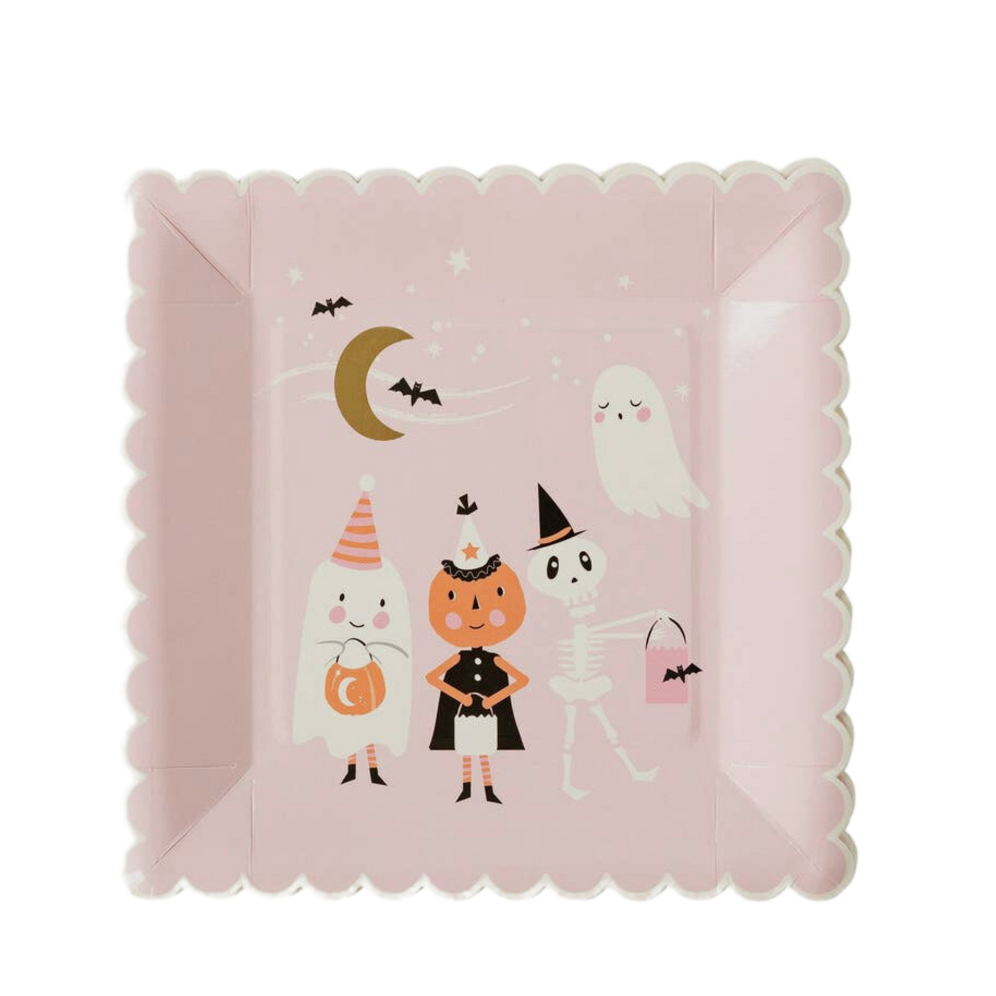 GHOUL GANG SCATTERED GHOST PAPER PLATE
