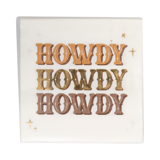 Cowboy Howdy Cocktail Napkins