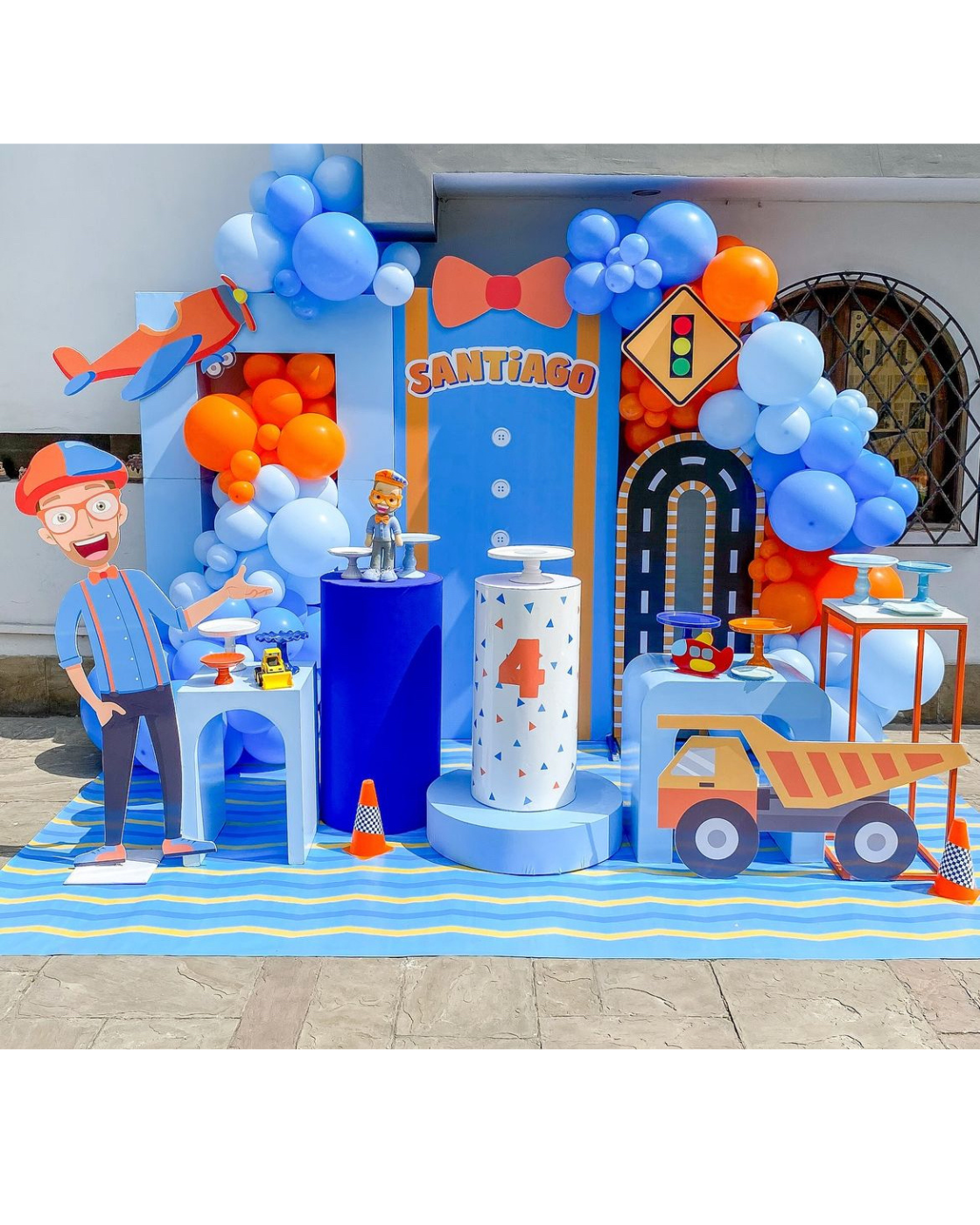 Blippi Arch Kit Birthday Party Decorations