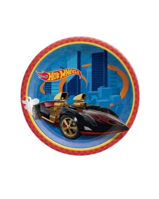 Hot Wheels Paper 7" Plates