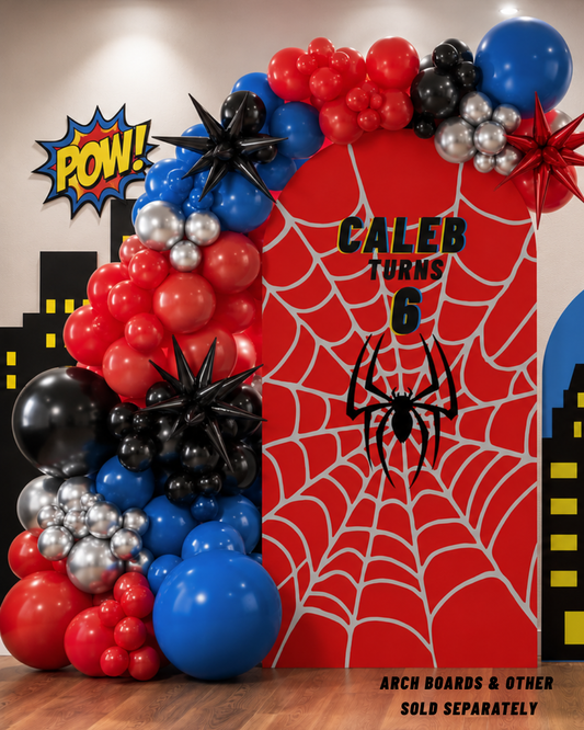 Spiderman Balloon Garland Kit
