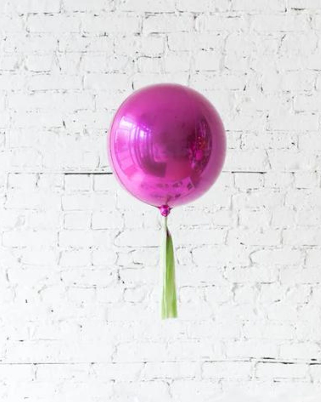 HELIUM FUCHSIA 16" ORBZ WITH TASSEL