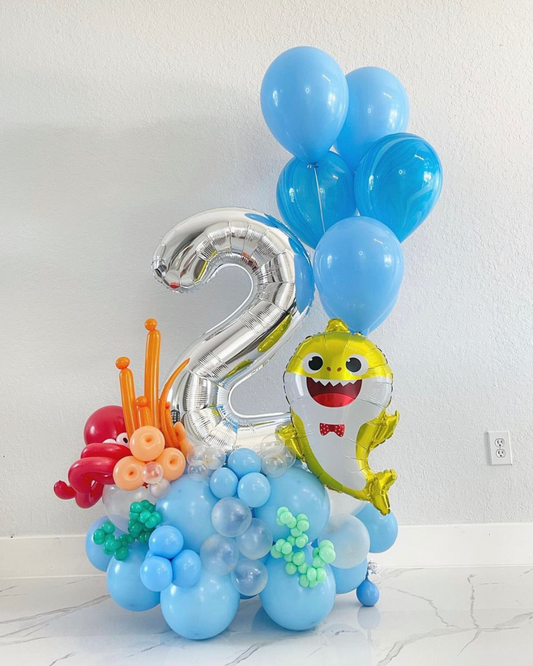 BABY SHARK BALLOON BOUQUET