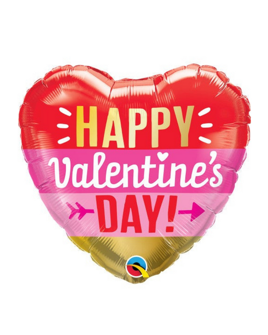 Color Block Valentine's Day Balloon