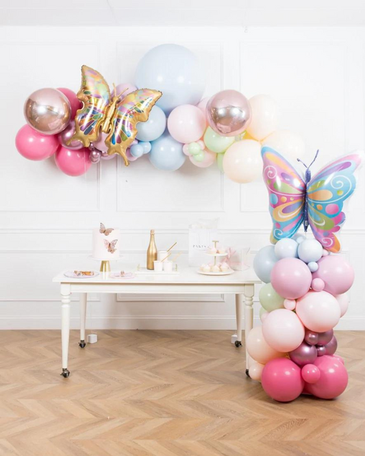 Butterfly Garland & Balloon Column Set