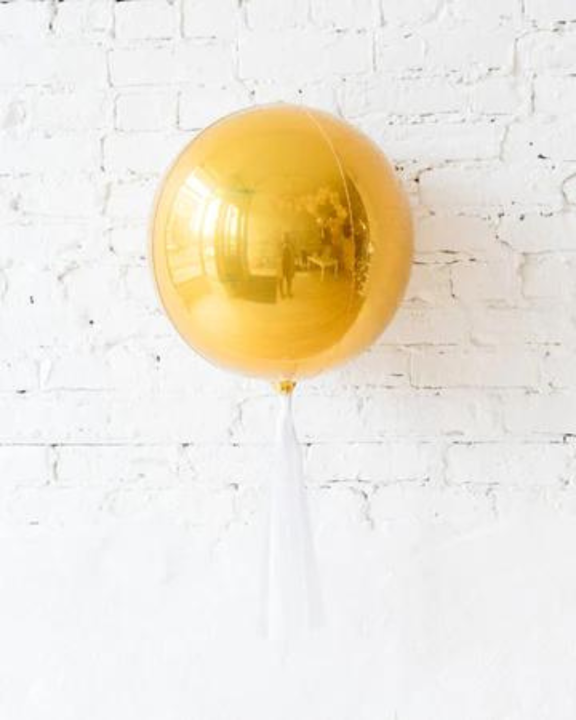 HELIUM GOLD 16" ORBZ WITH TASSEL