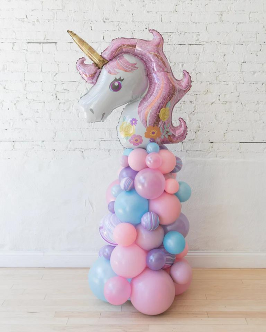 UNICORN BALLOON COLUMN