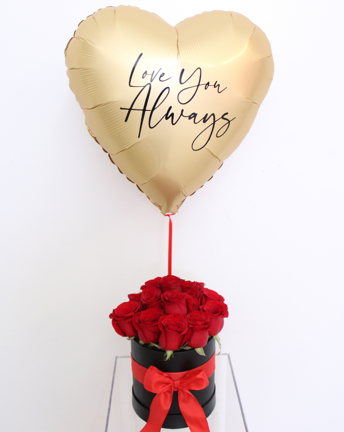 Red Rose Box Bouquet