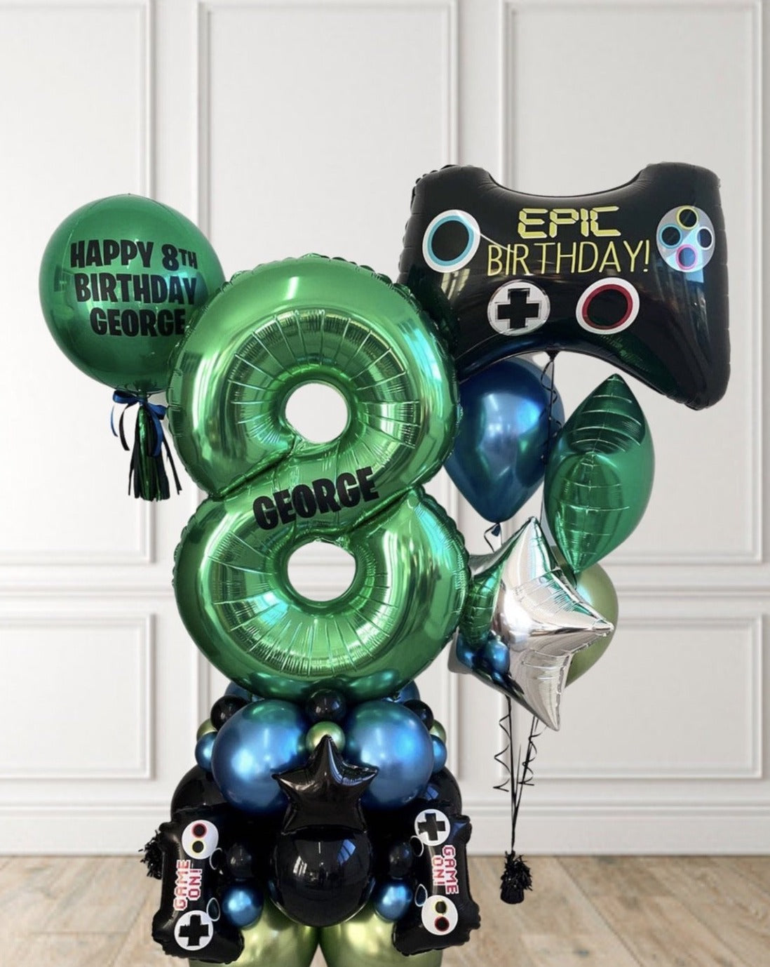 Personalized Fortnite Balloon Bouquet