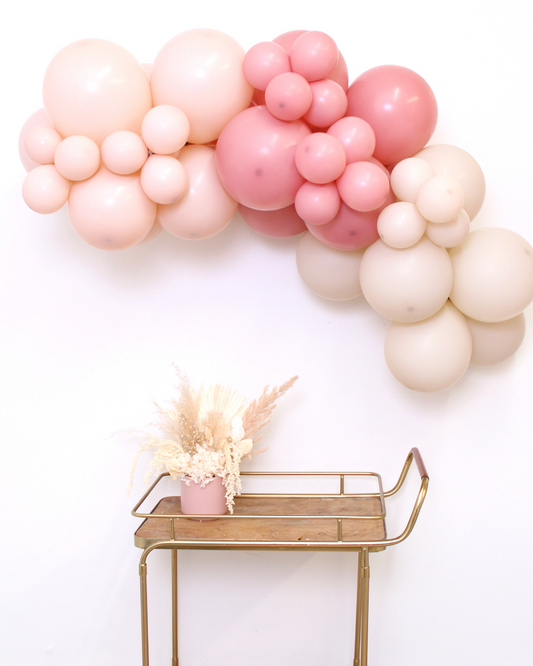 Boho Blush Balloon Garland