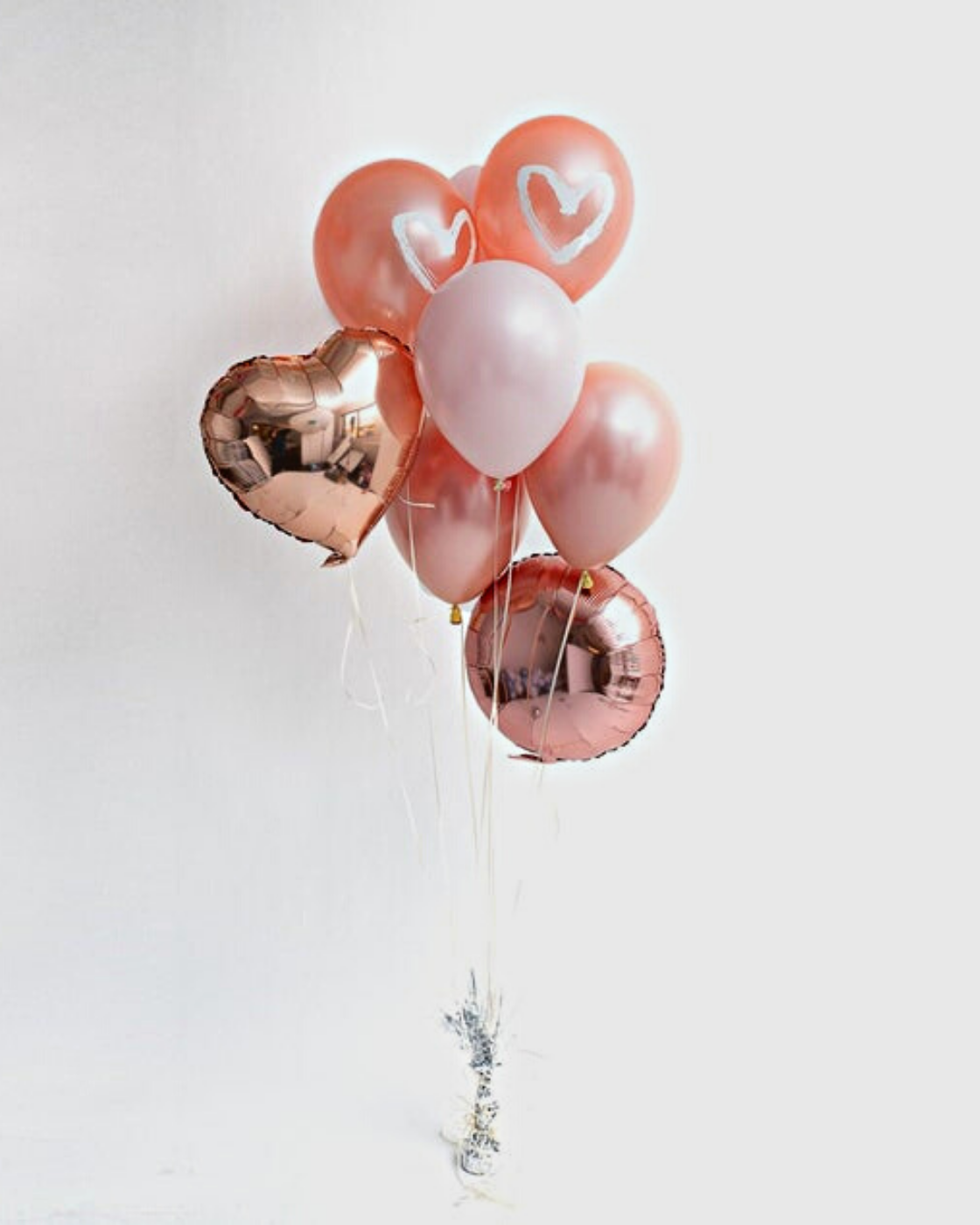 Rose Gold Heart Bundle