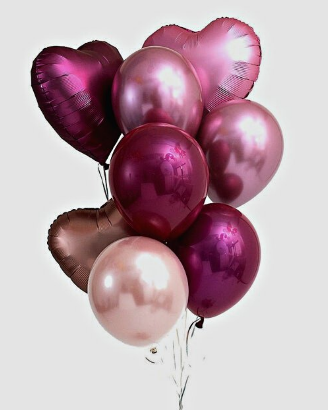 Burgundy & Pink Balloon Bundle