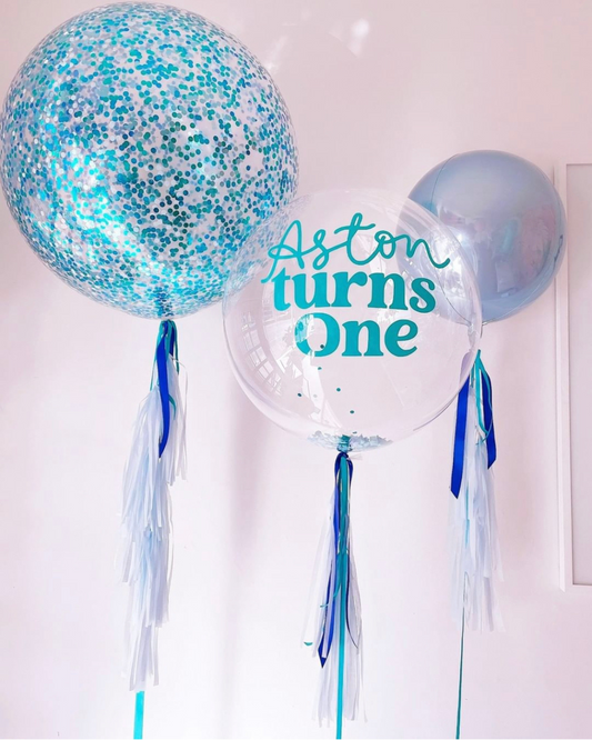 Aqua Blue Deluxe Balloon Set